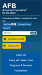 Mobile Screenshot of afb.org